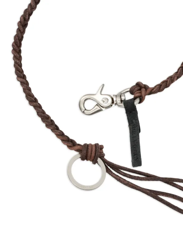 OUR LEGACY Ladon Braided Key Chain | Brown | FARFETCH IL
