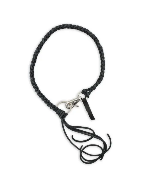 OUR LEGACY Ladon braided leather key chain