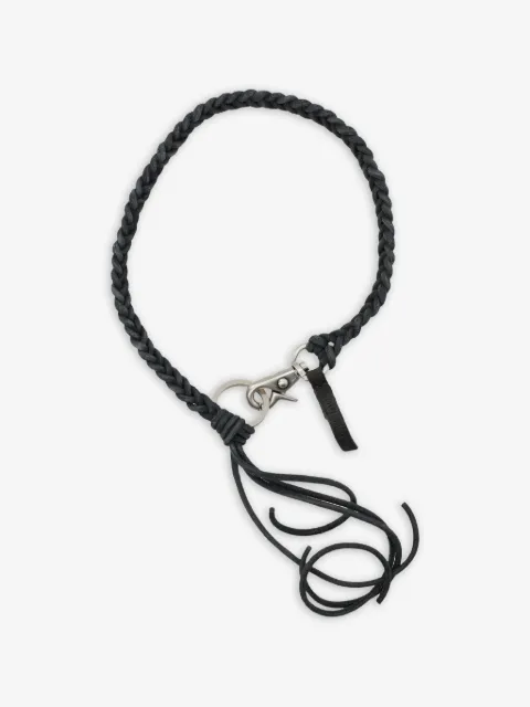 OUR LEGACY braided leather key chain