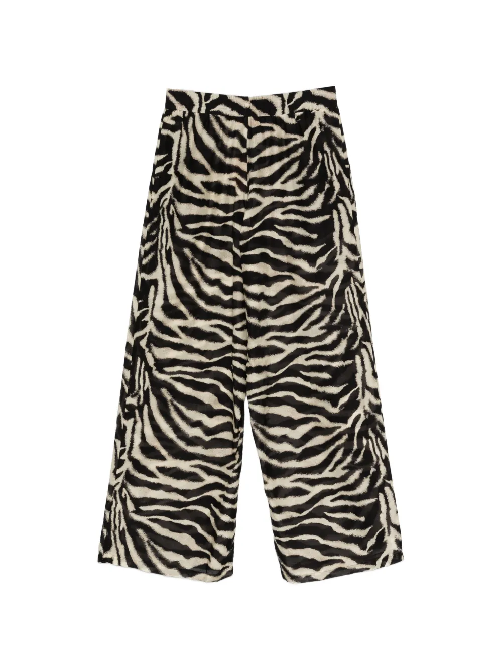 Ermanno Scervino Broek met zebraprint Beige
