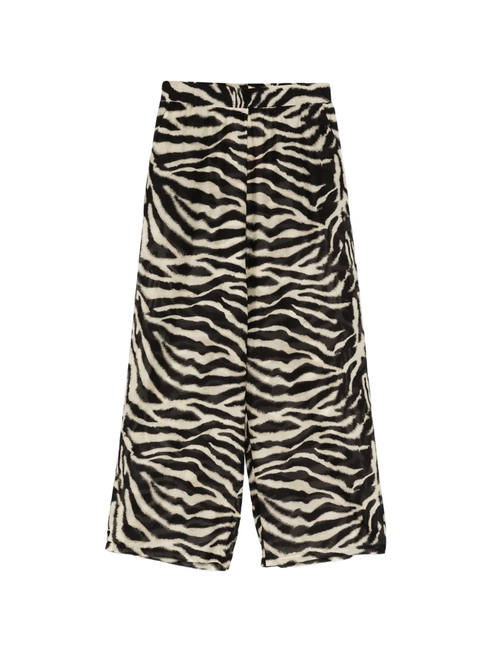 Ermanno Scervino zebra-print trousers - Toni neutri