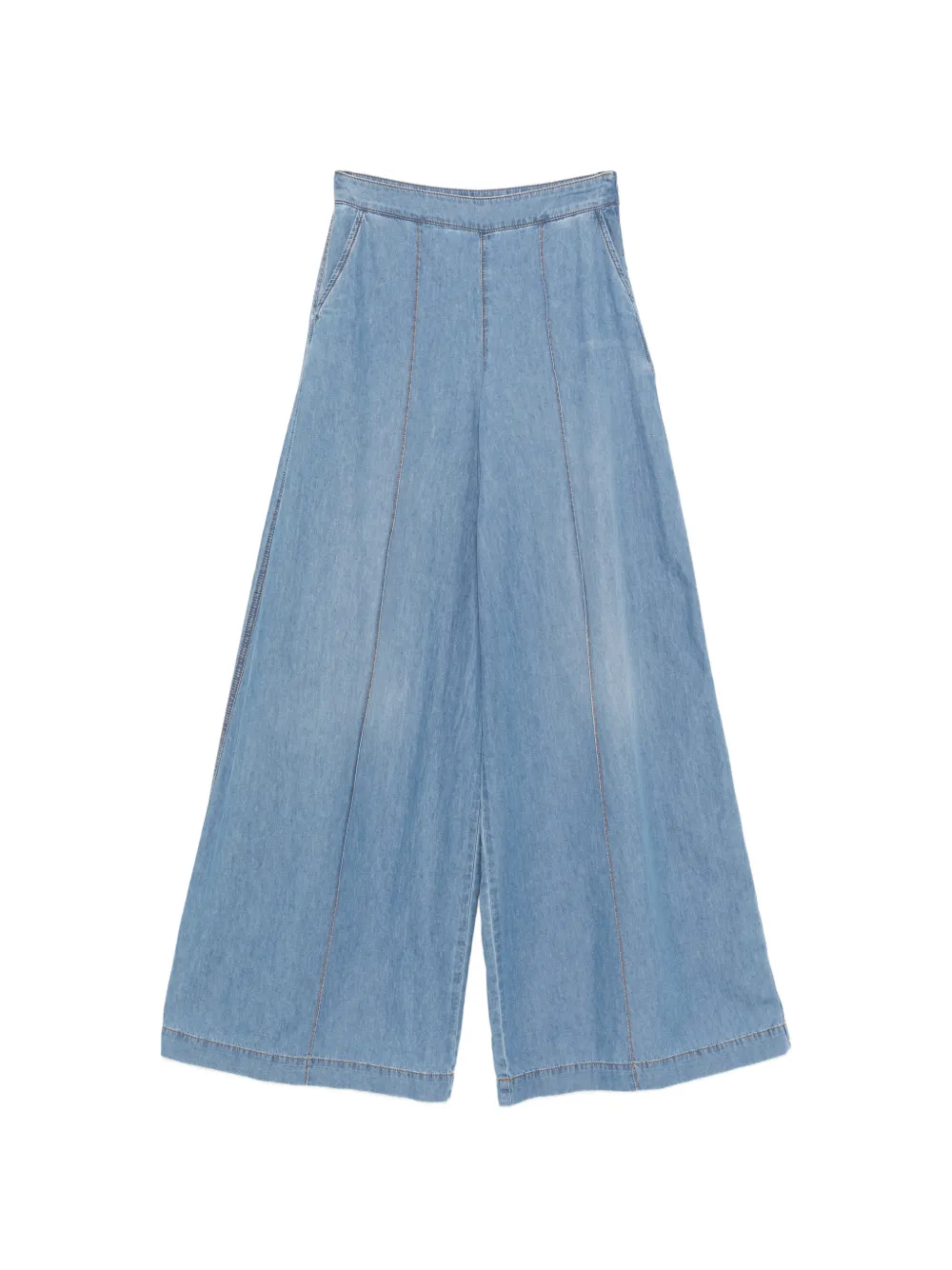 Ermanno Scervino Over seam-detail jeans - Blu