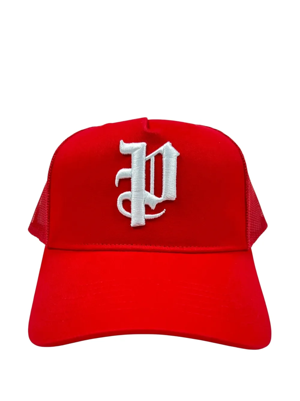 Purple Brand logo-embroidered trucker cap - Rosso