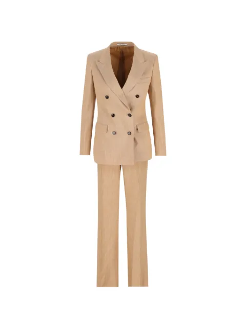 Tagliatore double-breasted striped dress