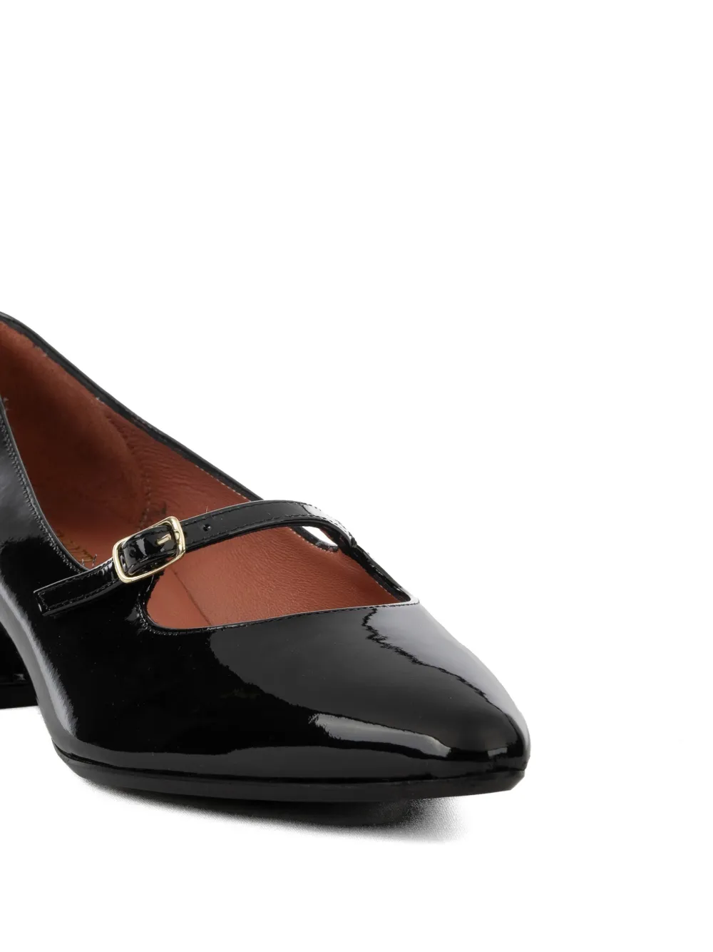 STATUS Leren pumps Zwart
