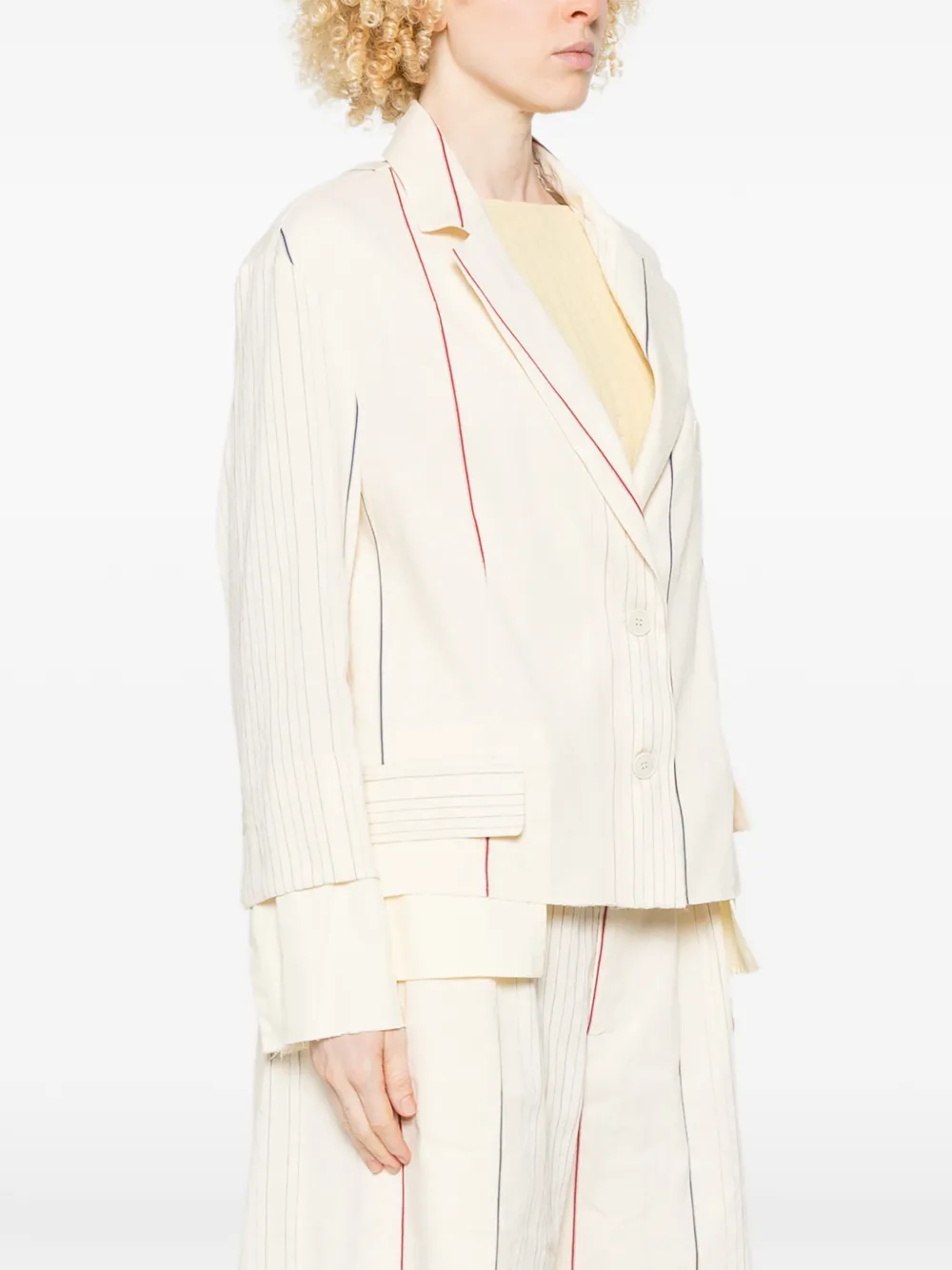  Phisique Du Role Striped Jacket - Neutrals 
