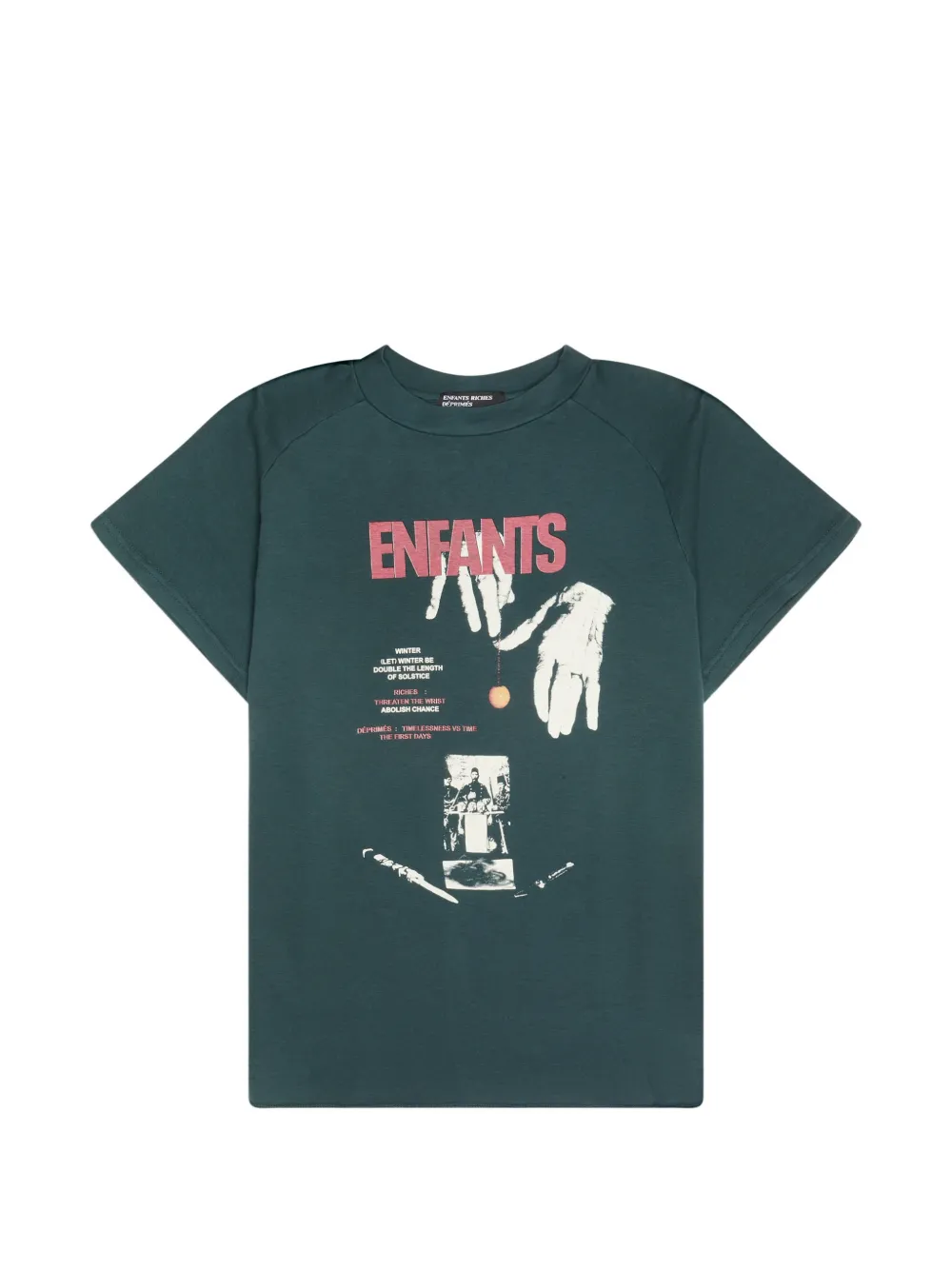 Enfants Riches Déprimés Double the Length of Solstice raglan-sleeve printed T-shirt · XXL