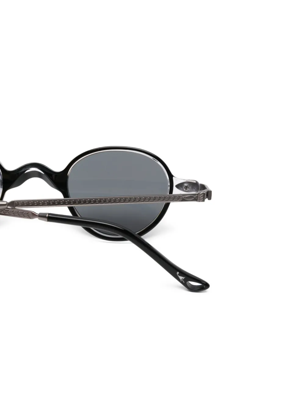  Eyepetizer Oval-frame Sunglasses - Black 