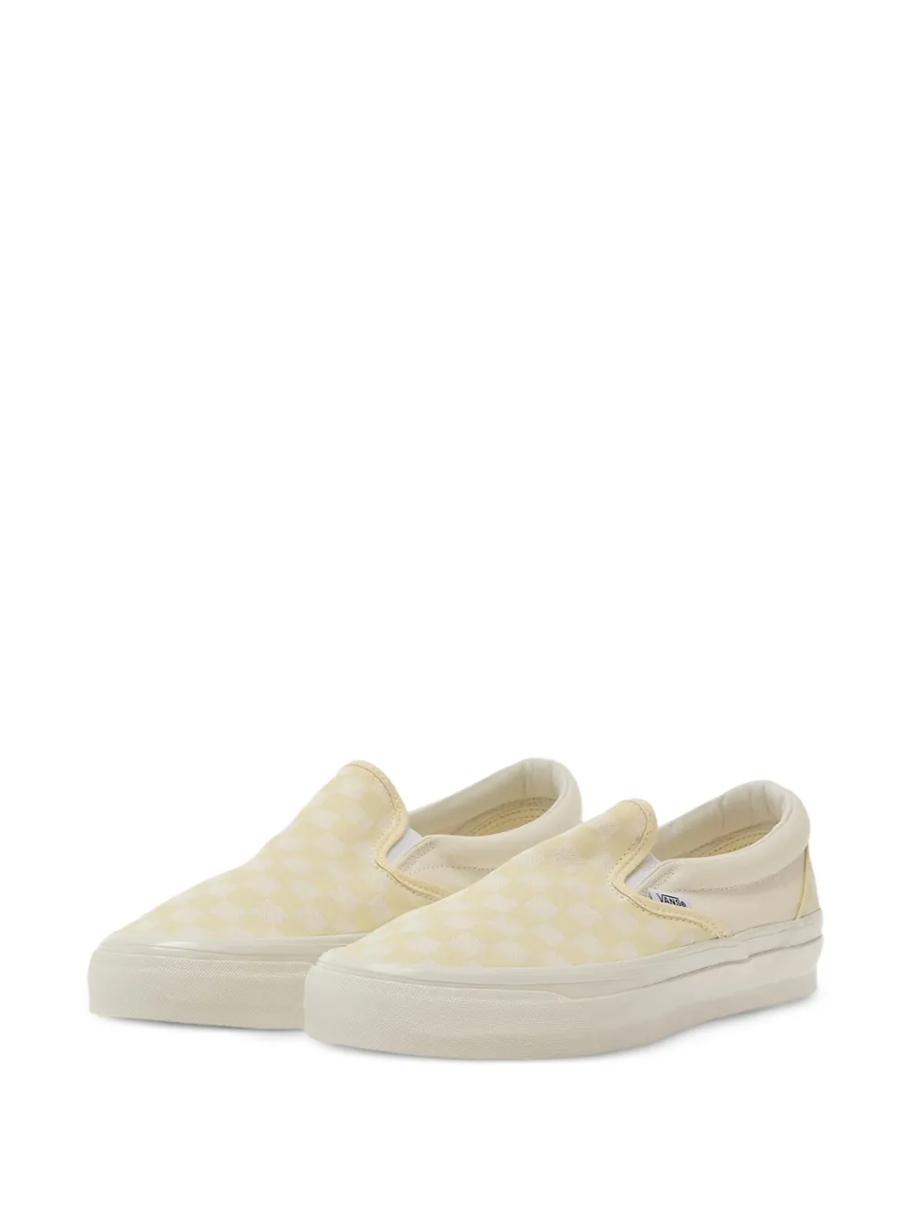 Checkered Slip On Loafers