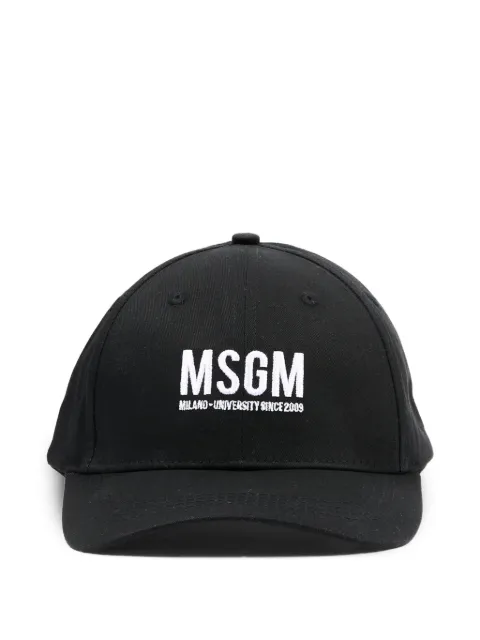 MSGM Kids embroidered-logo cap