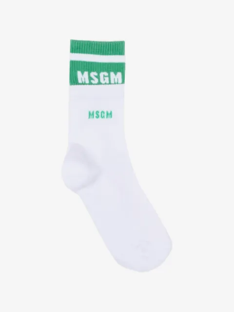 MSGM Kids logo socks