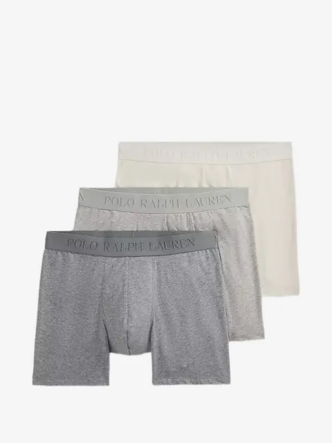 Polo Ralph Lauren embossed-logo boxers (set of three)