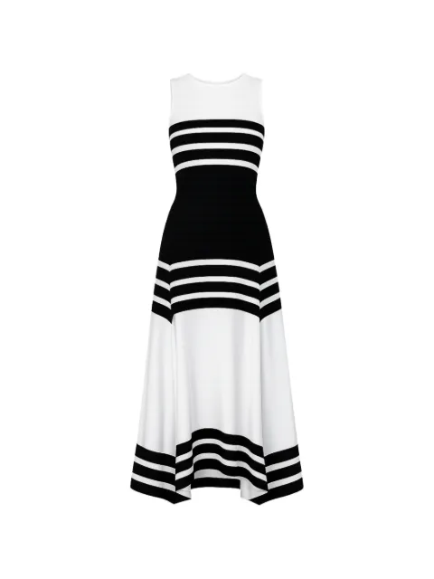 Temperley London striped-knit midi dress