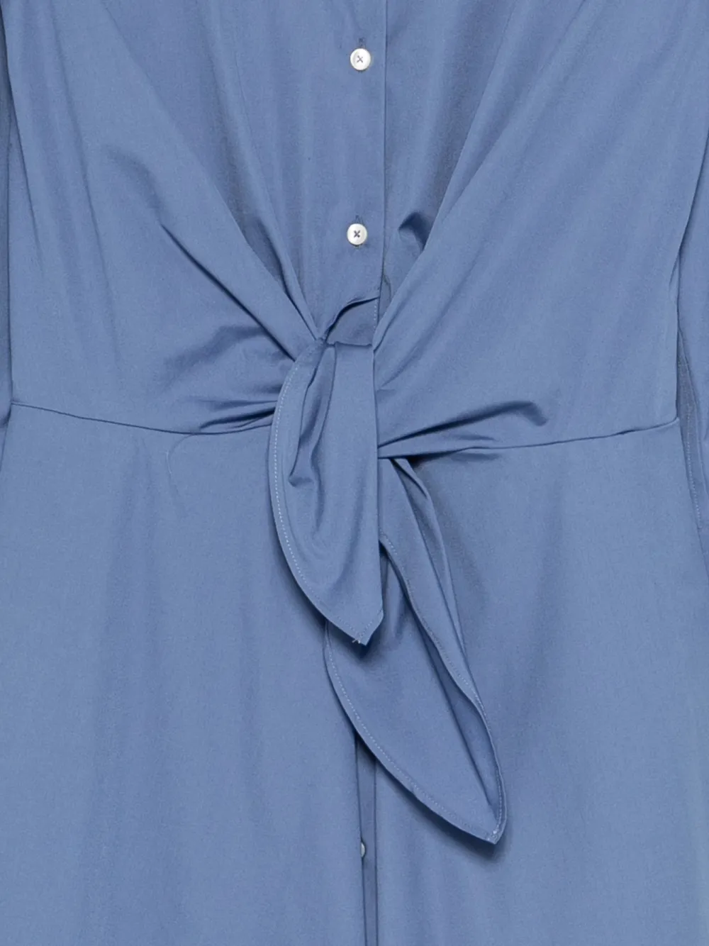  Sara Roka Dralla Buttoned Midi Dress - Blue 