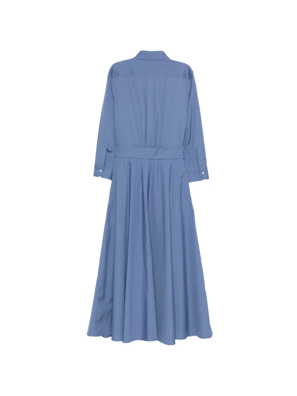  Sara Roka Dralla Buttoned Midi Dress - Blue 