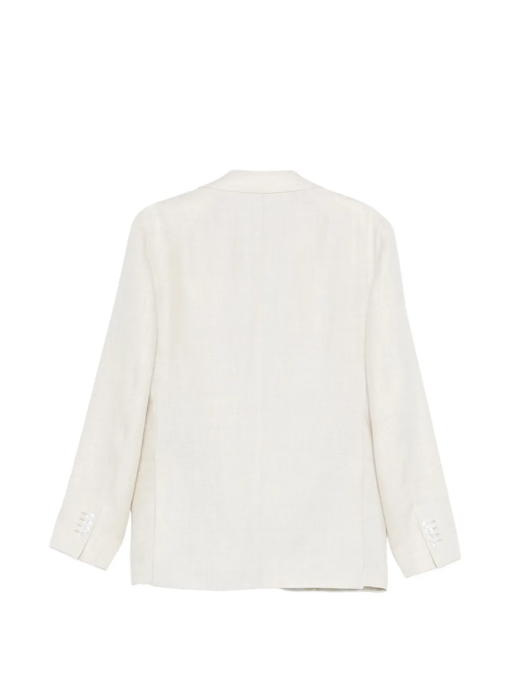  Luigi Bianchi Mantova Buttoned Blazer - Neutrals 