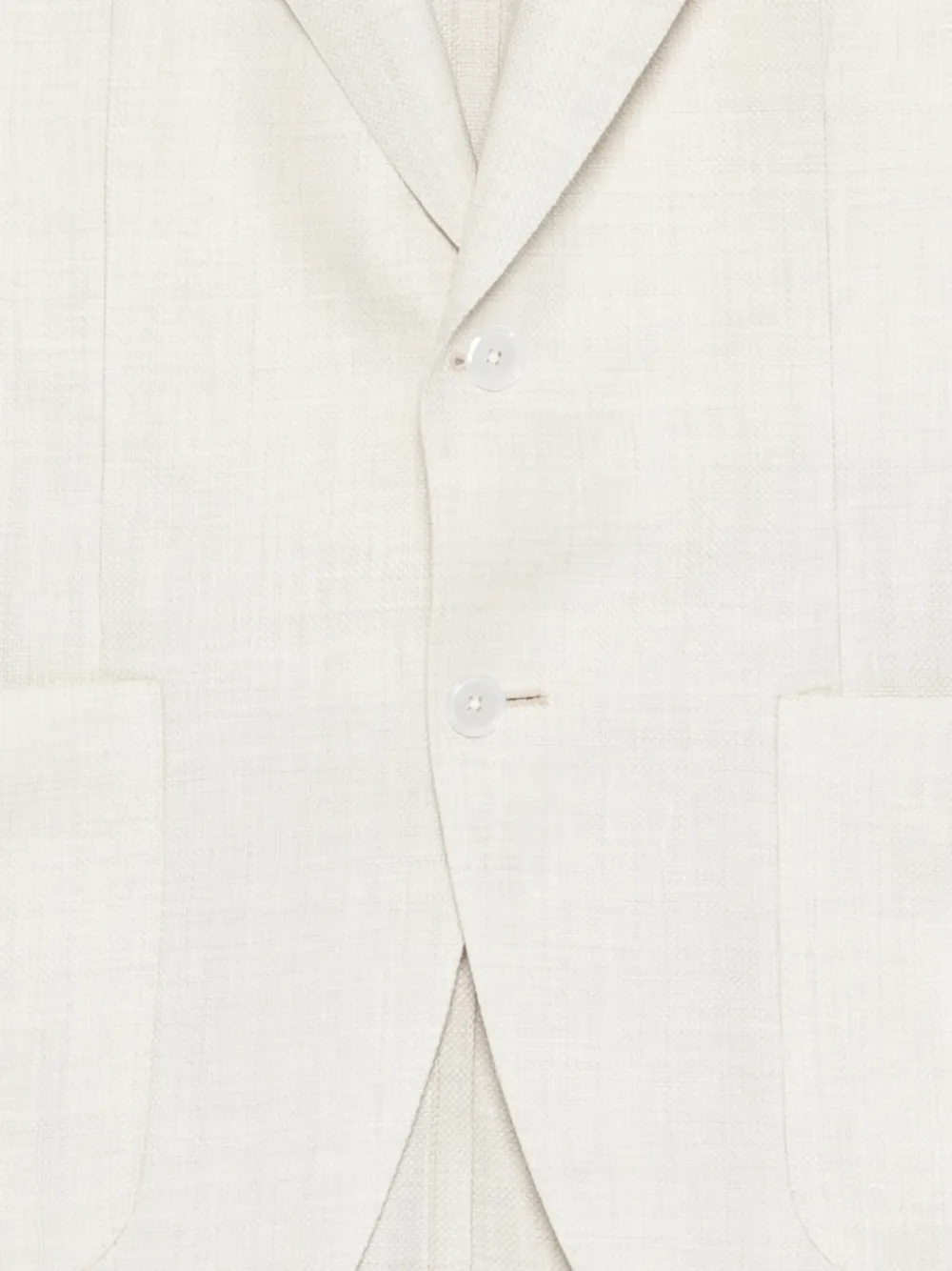  Luigi Bianchi Mantova Buttoned Blazer - Neutrals 