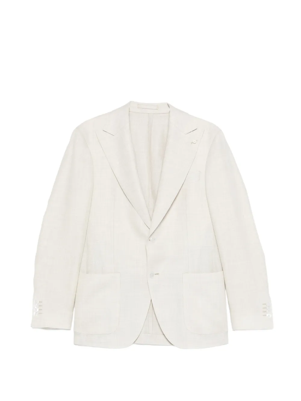 LUIGI BIANCHI MANTOVA buttoned blazer - Toni neutri