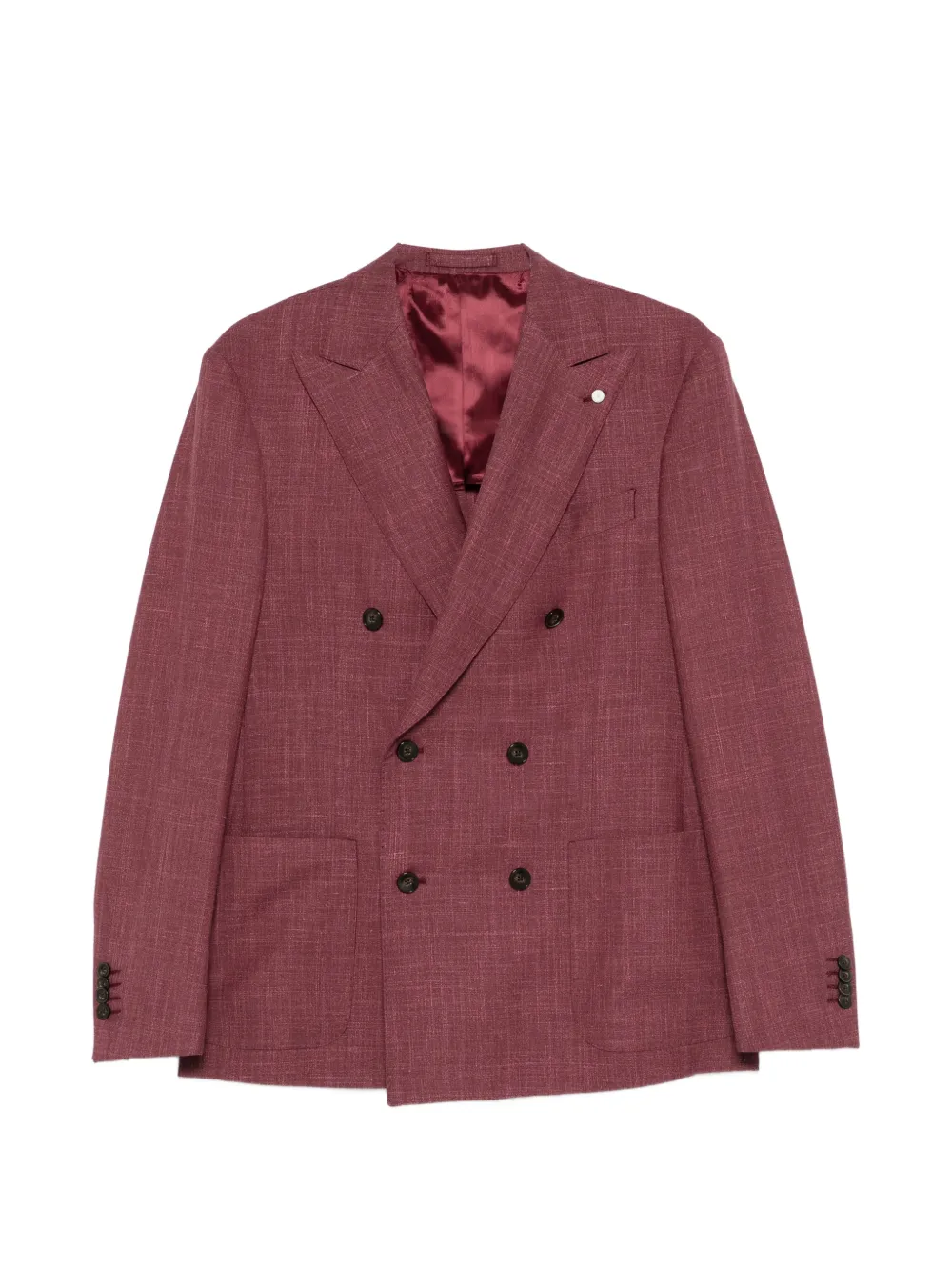 LUIGI BIANCHI MANTOVA double-breasted blazer - Red