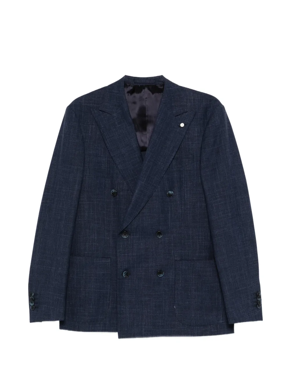 LUIGI BIANCHI MANTOVA double-breasted blazer - Blu
