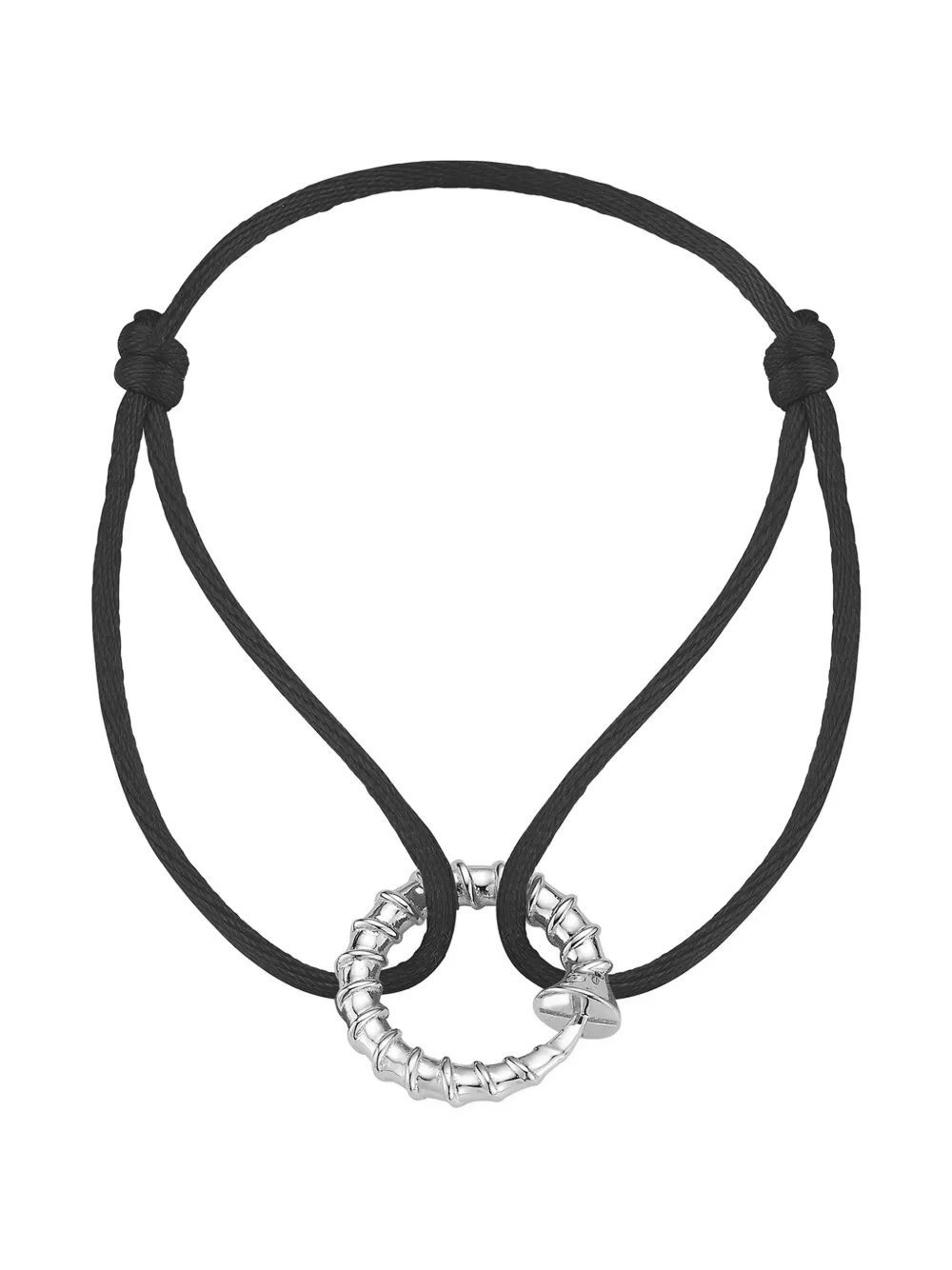Mateo screw cord bracelet - Argento