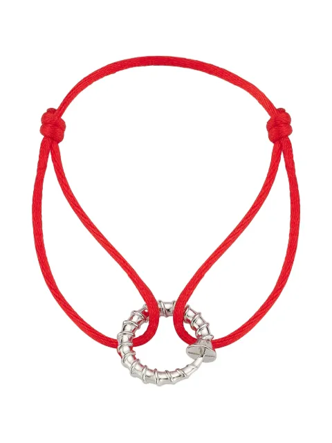 Mateo Screw Red Nylon Cord Bracelet
