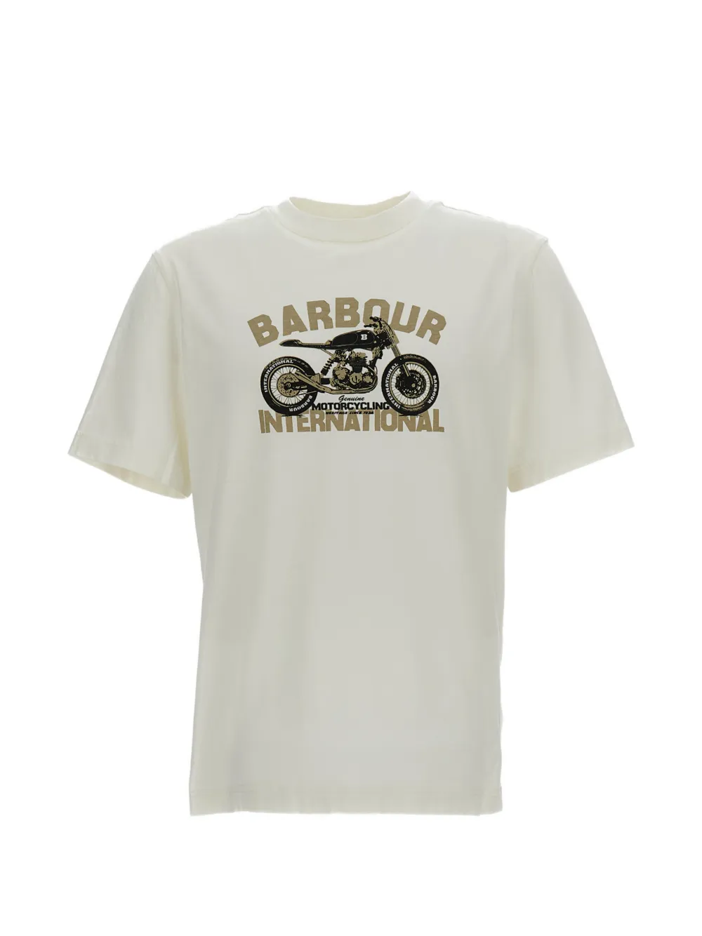 Barbour International Shifter motorcycle graphic T-shirt - Toni neutri