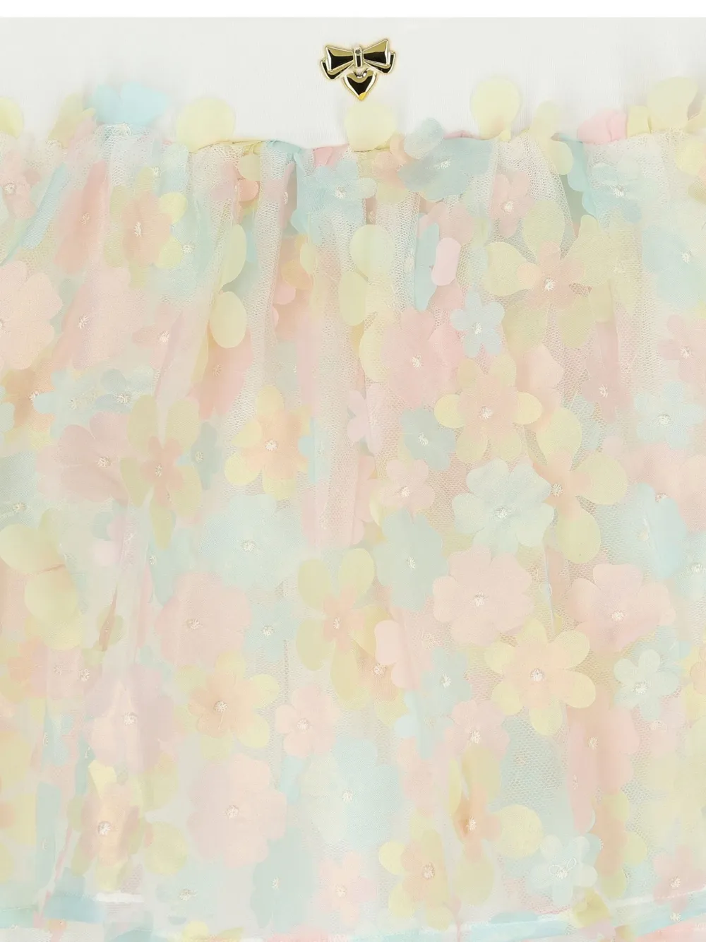 ANGEL'S FACE KIDS Rok verfraaid met bloemen Beige