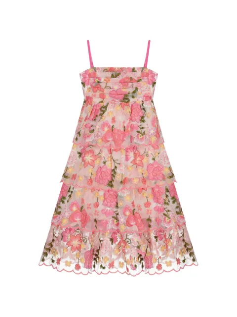 MARLO Avery floral tiered dress