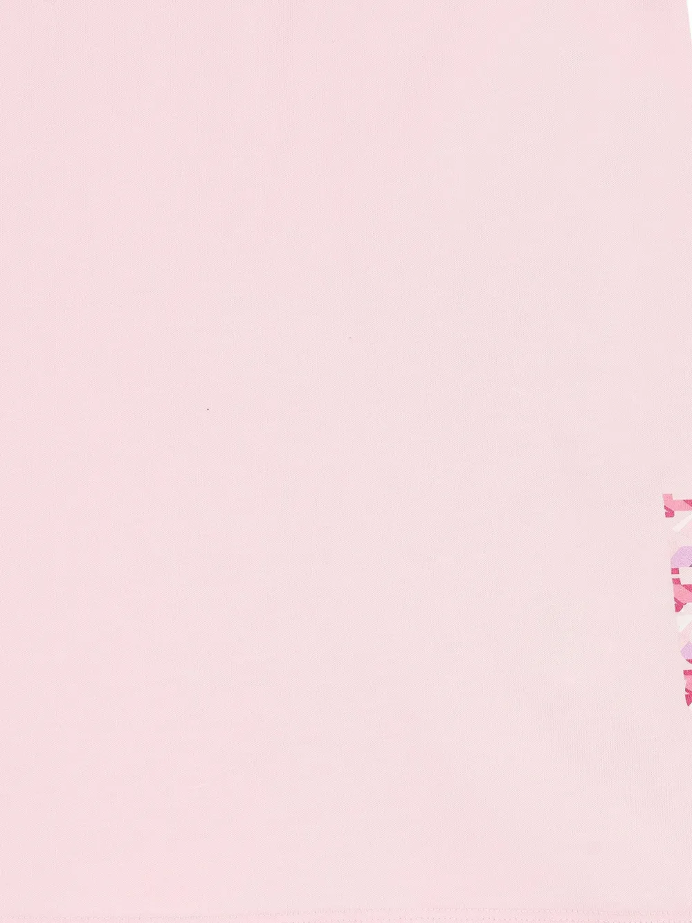 Missoni Kids Jurk met logoprint Roze