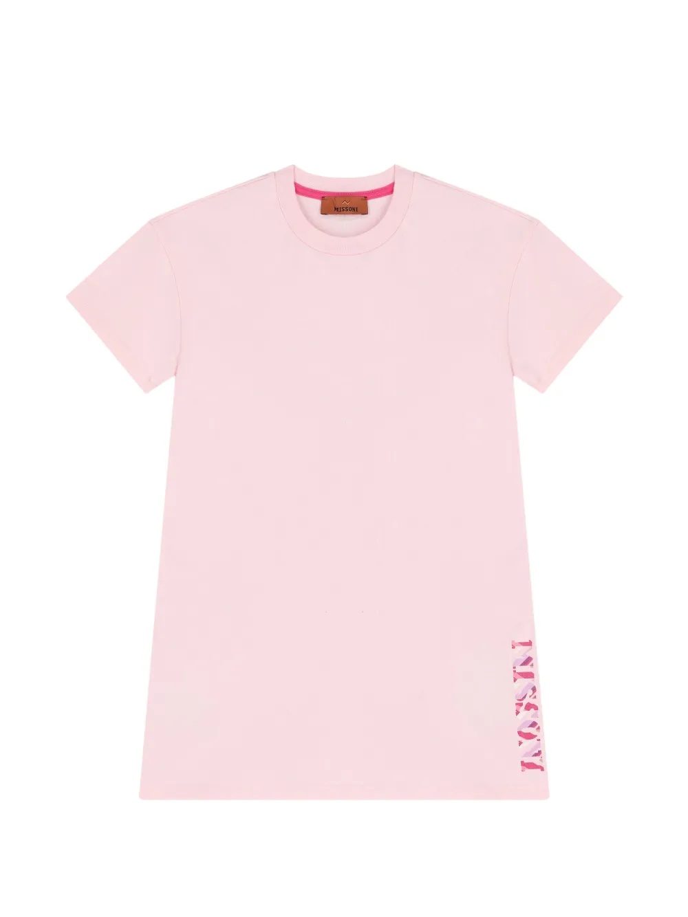 Missoni Kids logo print dress - Pink