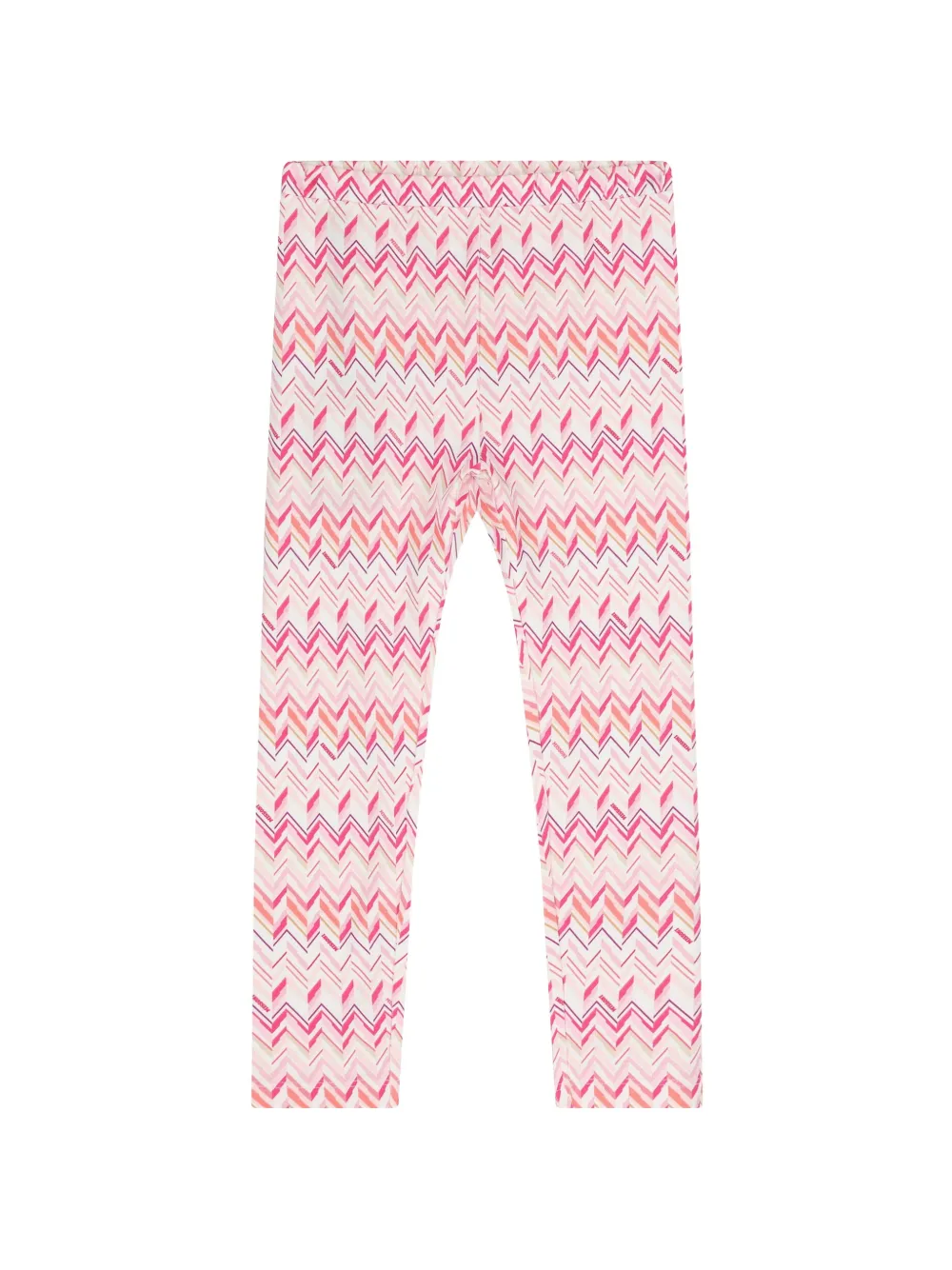 Missoni Kids Leggings con motivo chevron - Rosa