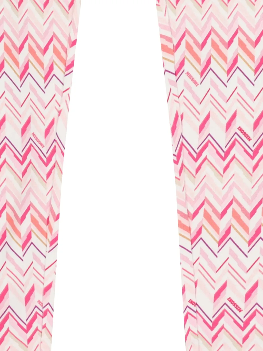 Missoni Kids Legging met chevron streep Roze