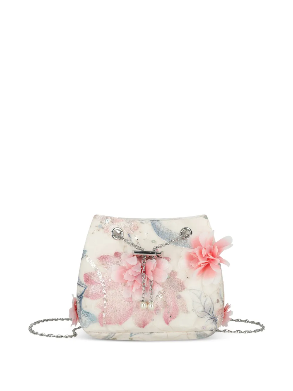 MARLO Rosalia embroidered bag - Toni neutri