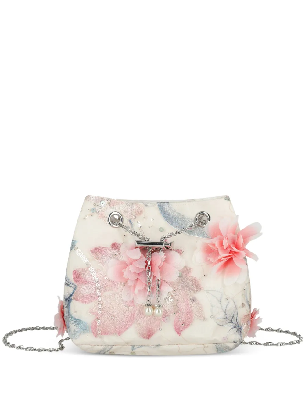 MARLO Rosalia embroidered bag - Toni neutri