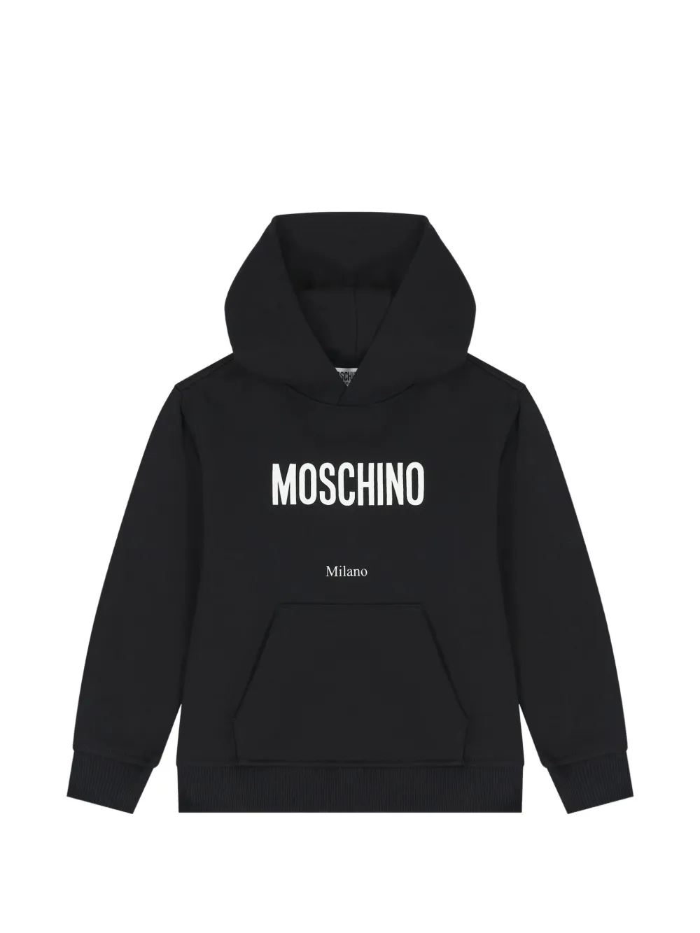 Moschino Kids Sweater met capuchon Zwart
