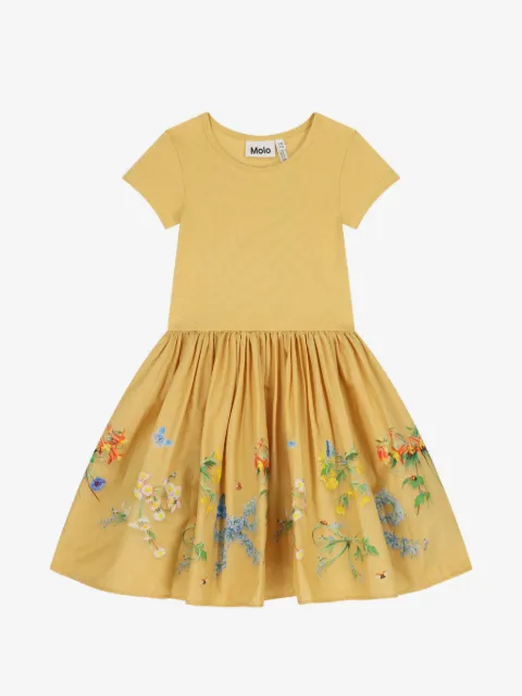 Molo floral-print short-sleeve dress
