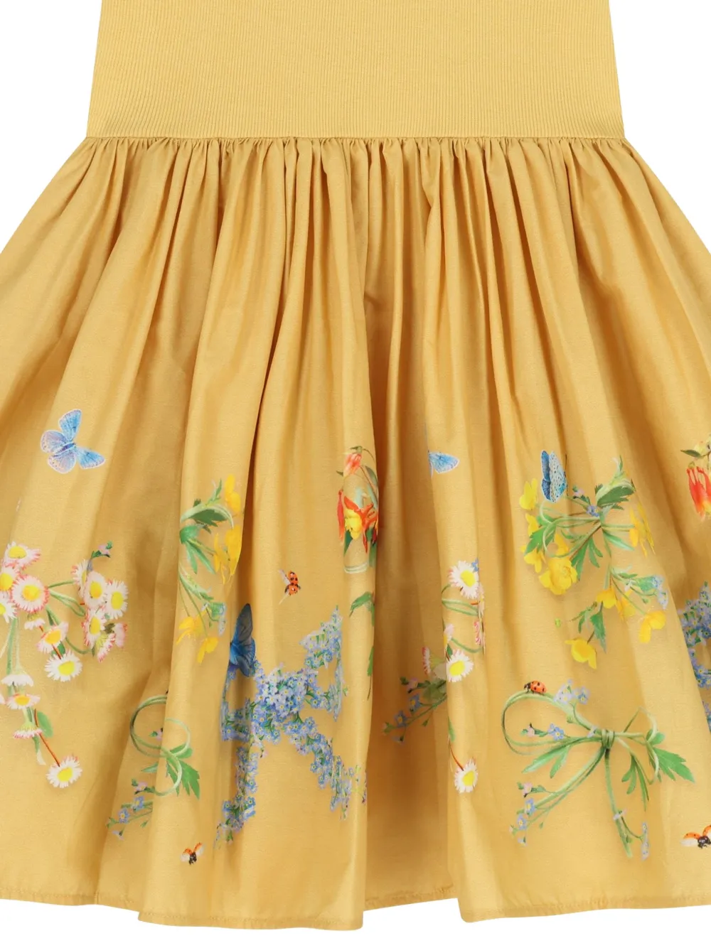 Molo Jurk met bloemenprint Geel