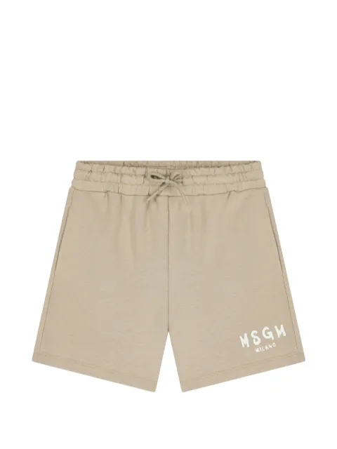 MSGM Kids drawstring pocket shorts