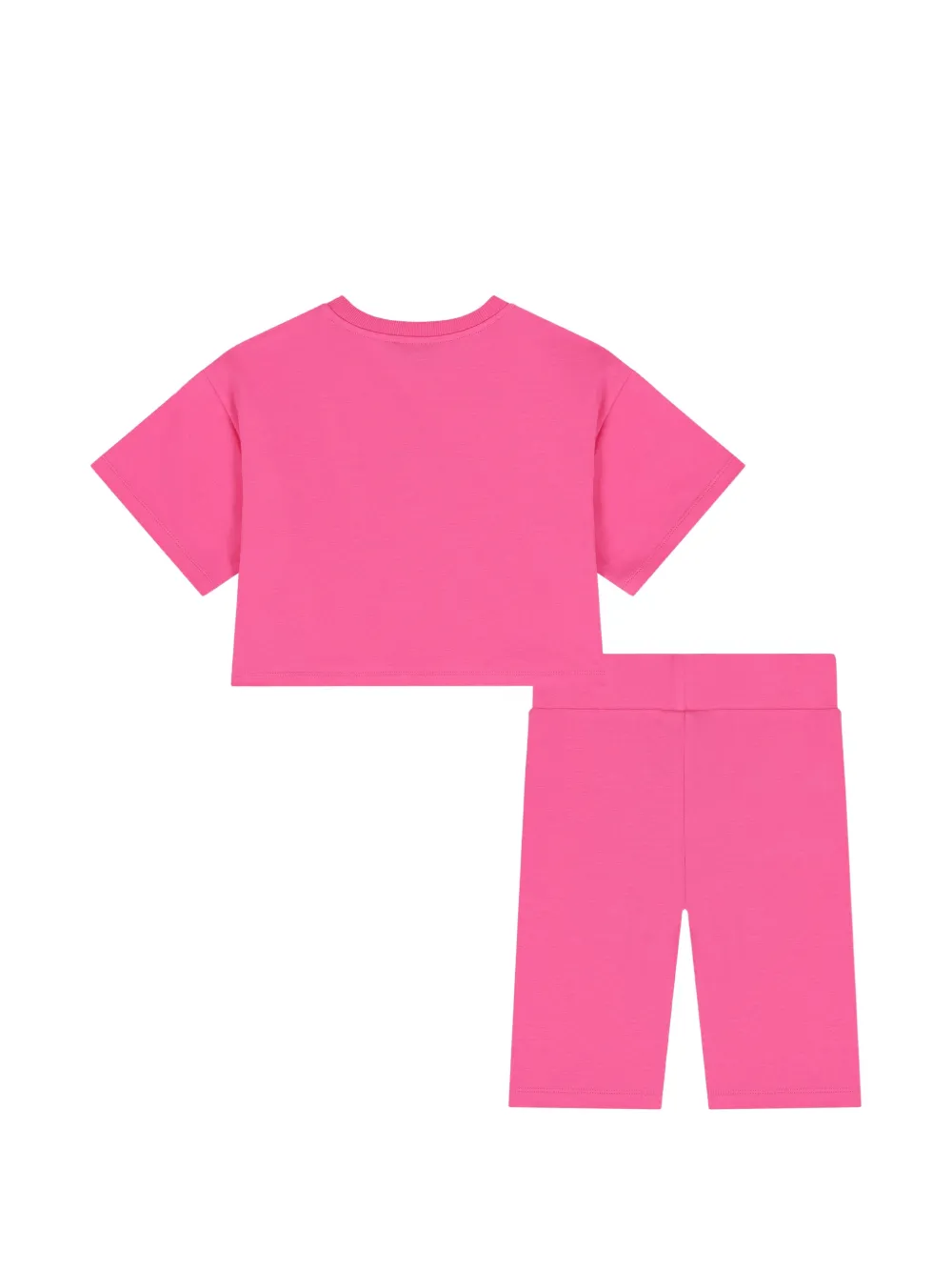 Moschino Kids Shorts set met beerprint Roze
