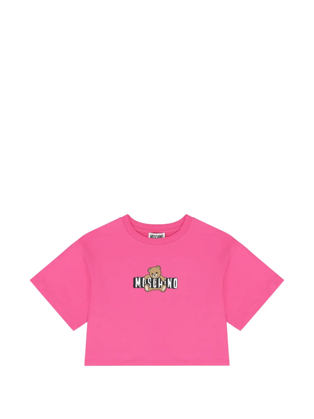 Moschino Kids Shorts set met beerprint Roze