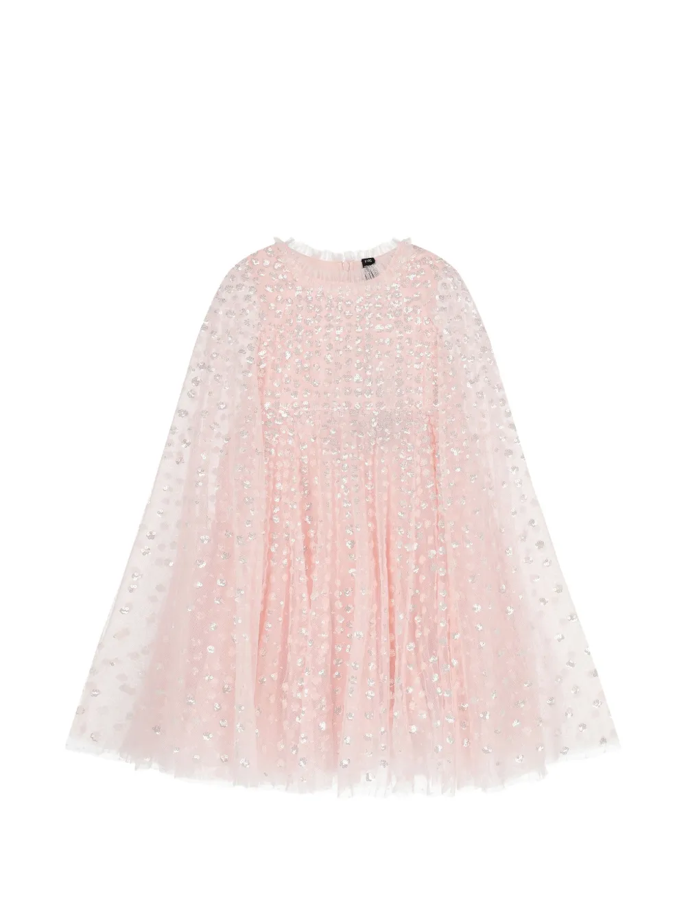 NEEDLE & THREAD KIDS Abito con paillettes - Rosa