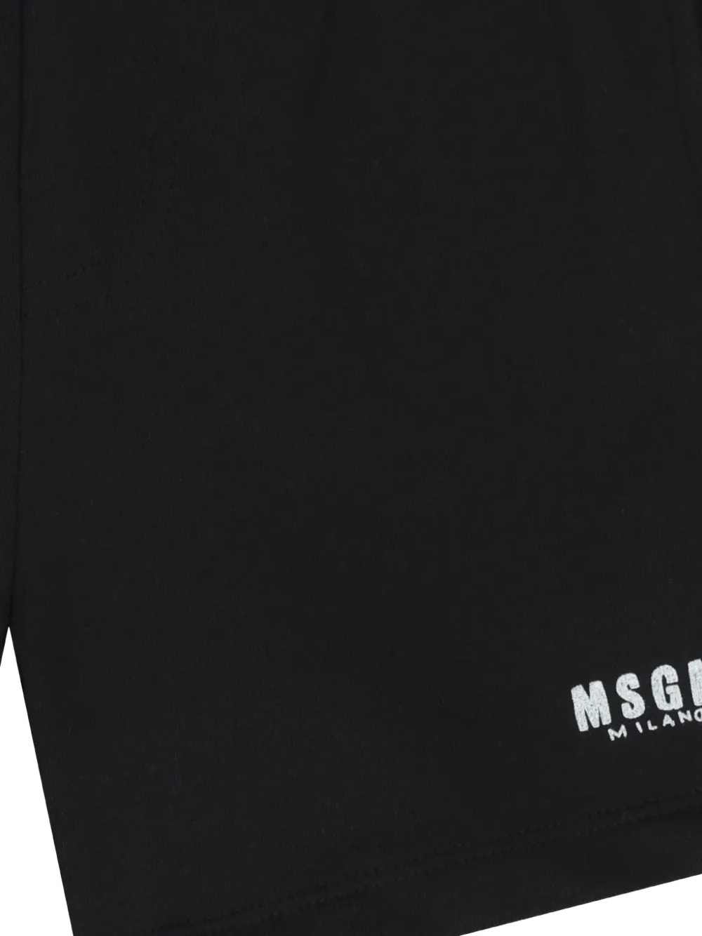  Msgm Kids Drawstring-fastening Shorts - Black 