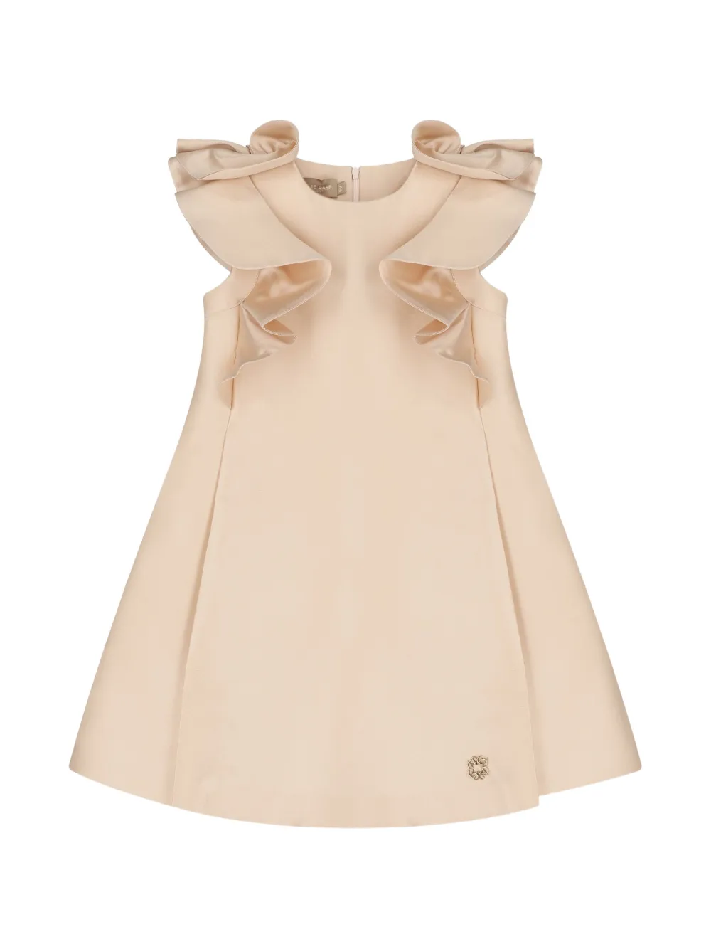ELIE SAAB JUNIOR Abito con ruches - Toni neutri