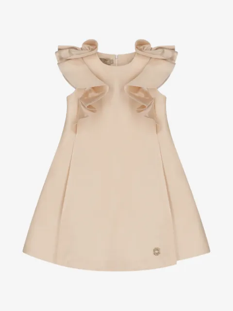 ELIE SAAB JUNIOR vestido con volantes en los hombros