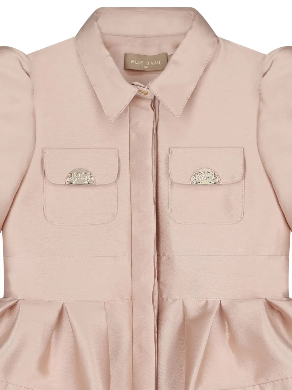ELIE SAAB JUNIOR Jurk met pofmouwen Roze