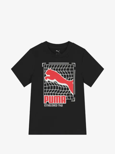 Puma Kids logo-print T-shirt