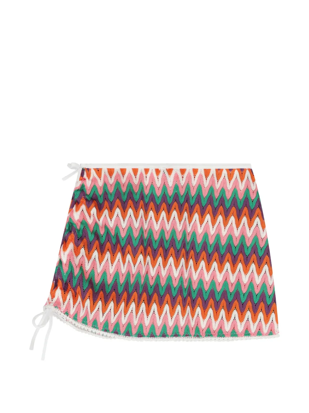 Nessi Byrd Kids Rok met zigzag striksluiting Oranje