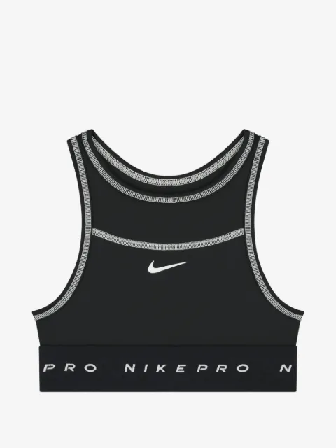Nike Kids 로고 테이프 크롭 탑