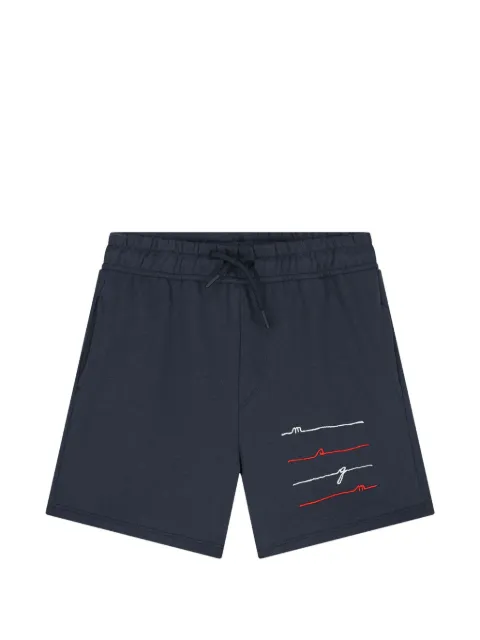 MSGM Kids шорты с вышивкой